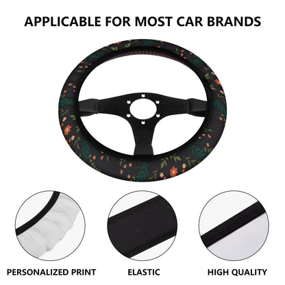 Mini Floral Car Steering Wheel Cover - sense forest