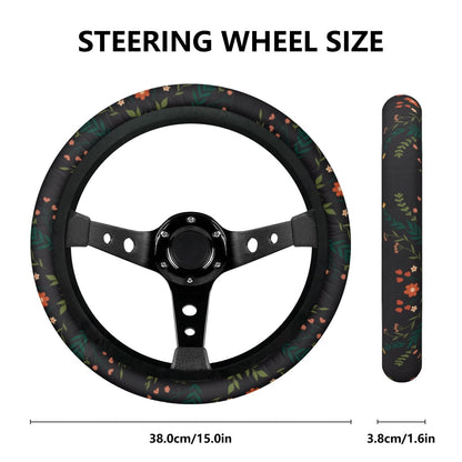 Mini Floral Car Steering Wheel Cover - sense forest