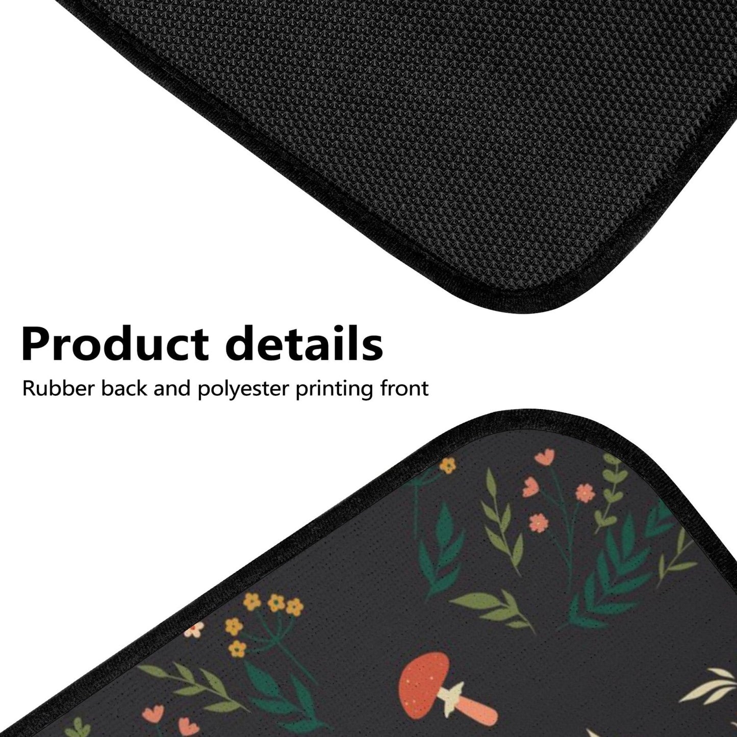 Moon Phase Beetle Back and Front Car Floor Mats - sense forest