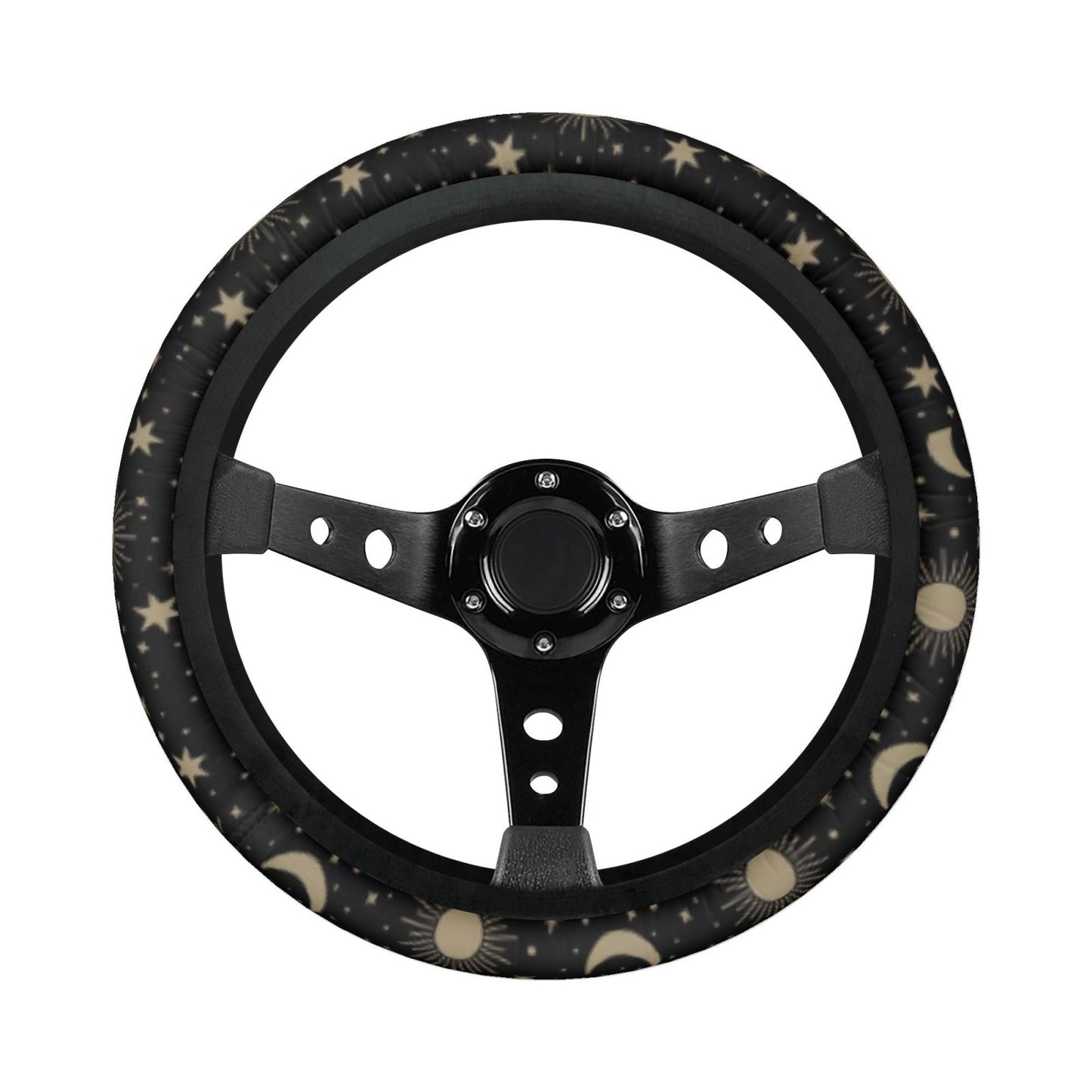 Moon Phase Car Steering Wheel Cover - sense forest