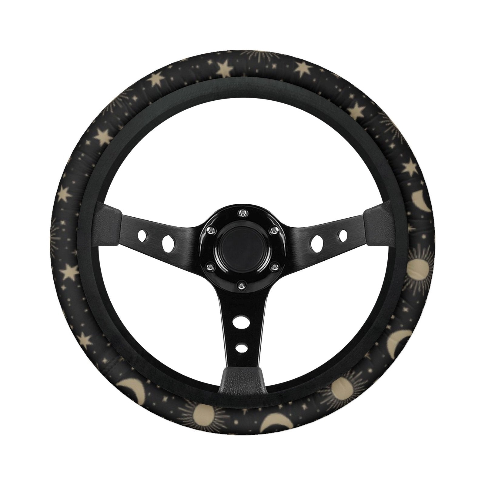 Moon Phase Car Steering Wheel Cover - sense forest