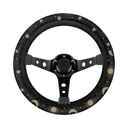 Moon Phase Car Steering Wheel Cover - sense forest