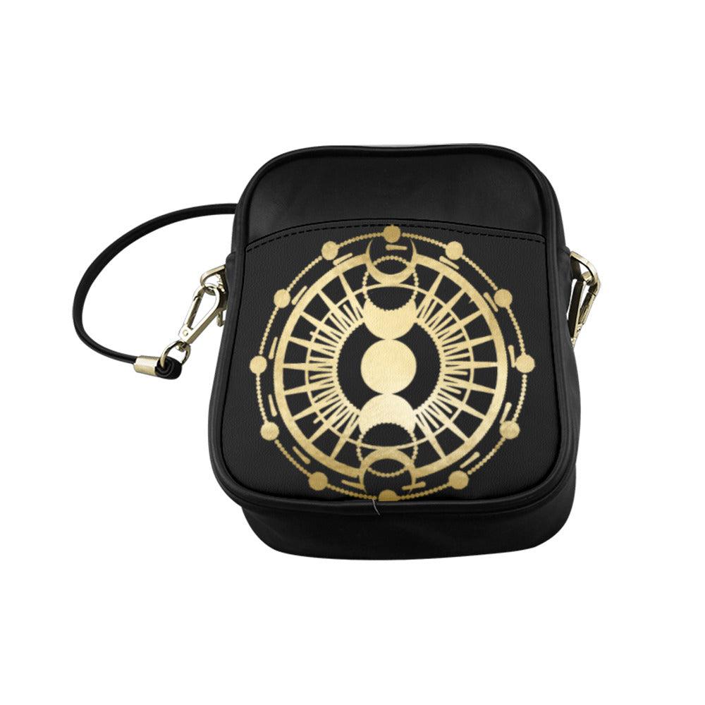 Moon phase mini sling witch Bag - sense forest
