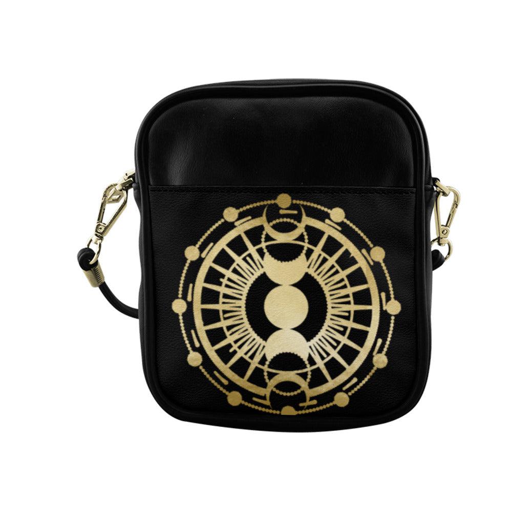 Moon phase mini sling witch Bag - sense forest