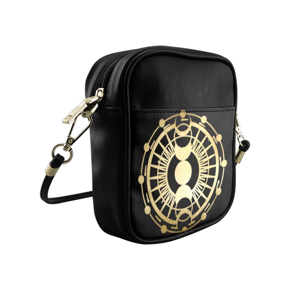 Moon phase mini sling witch Bag - sense forest