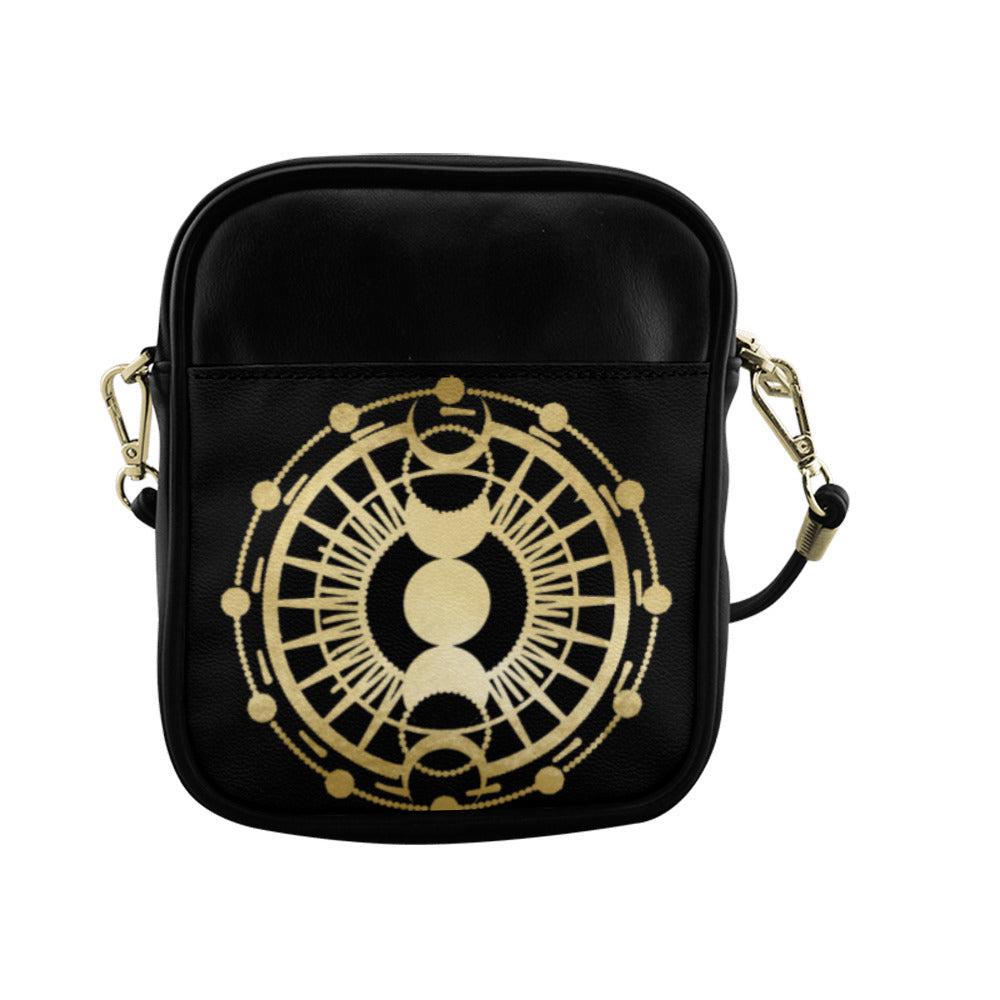 Moon phase mini sling witch Bag - sense forest