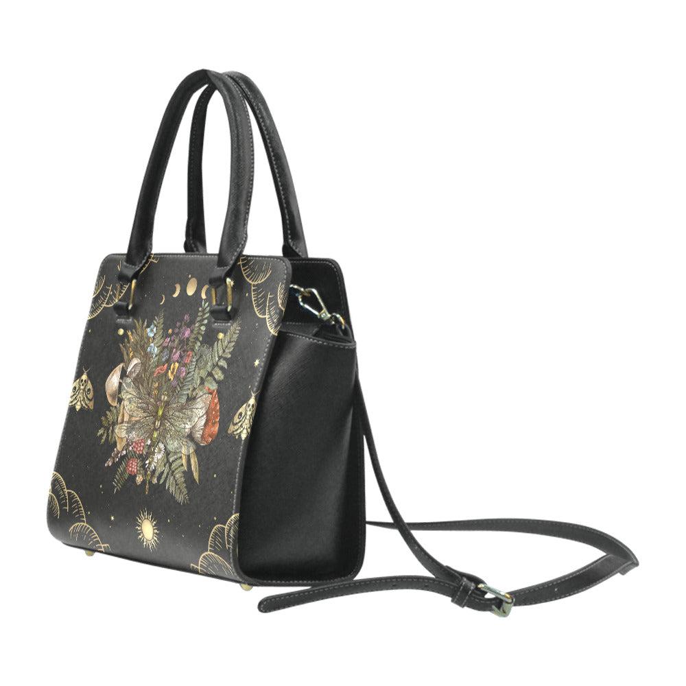 Mooncrest dragonfly premium Witch handbag Classic Shoulder Handbag - sense forest
