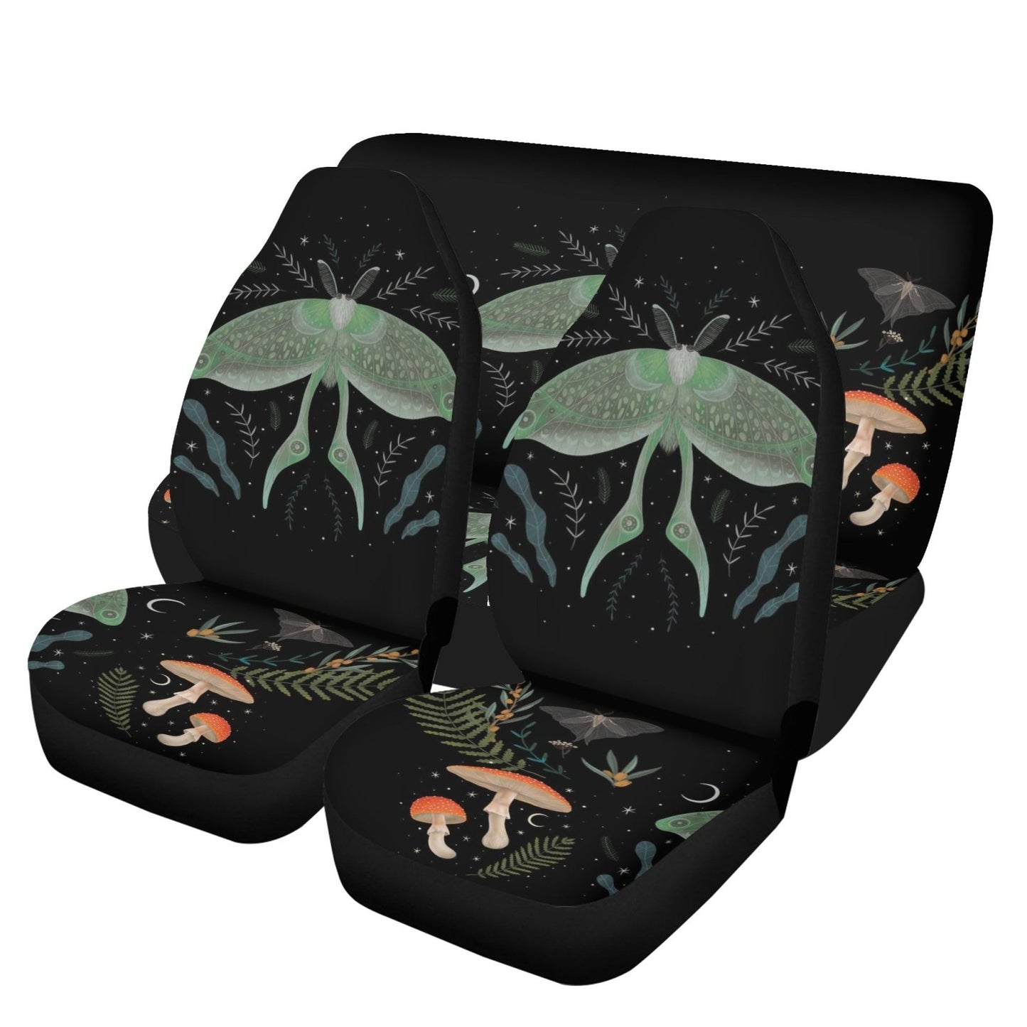 Moth Forest Car Seat Cover Set - sense forest