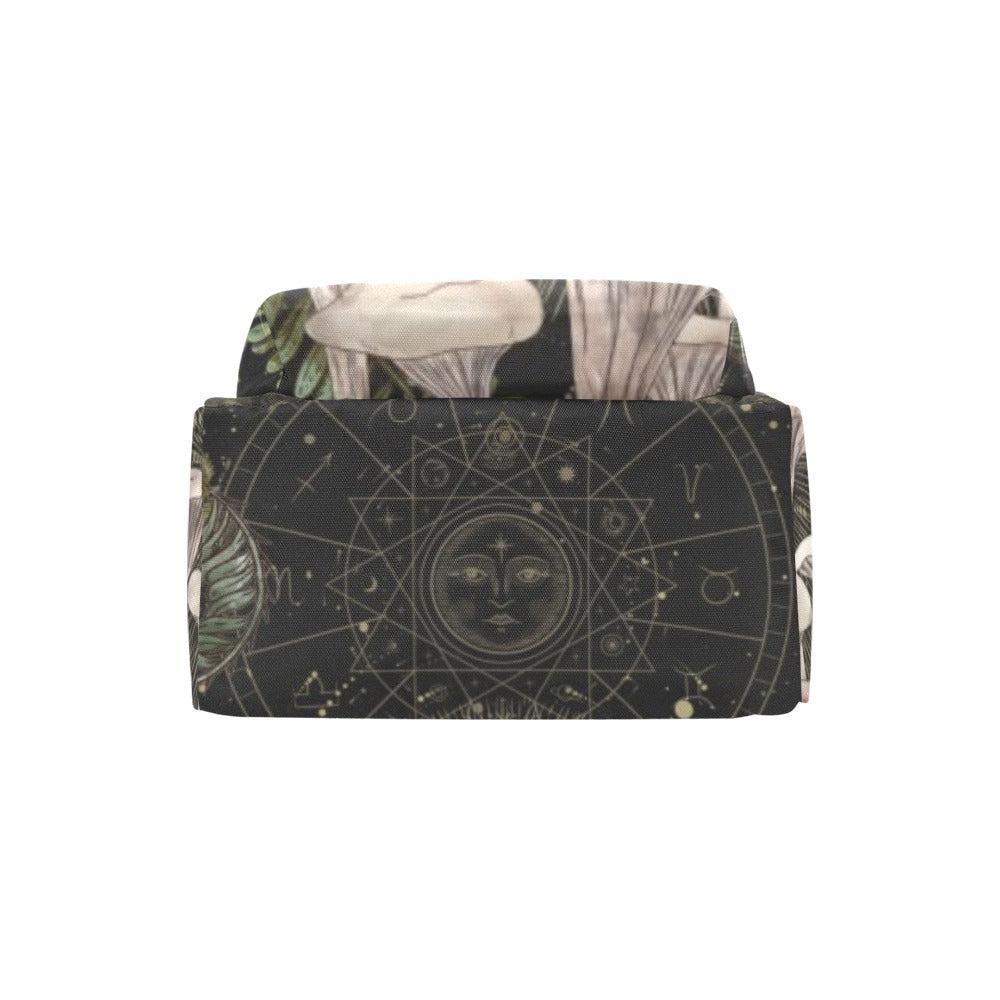 Oyster mushroom Zodiac witchy back to school / Travel Backpack(Large Capacity) - sense forest