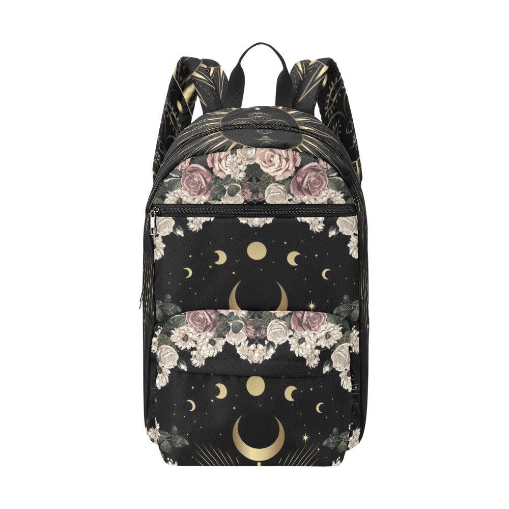 Pale Rose Moon Phase backpack - sense forest