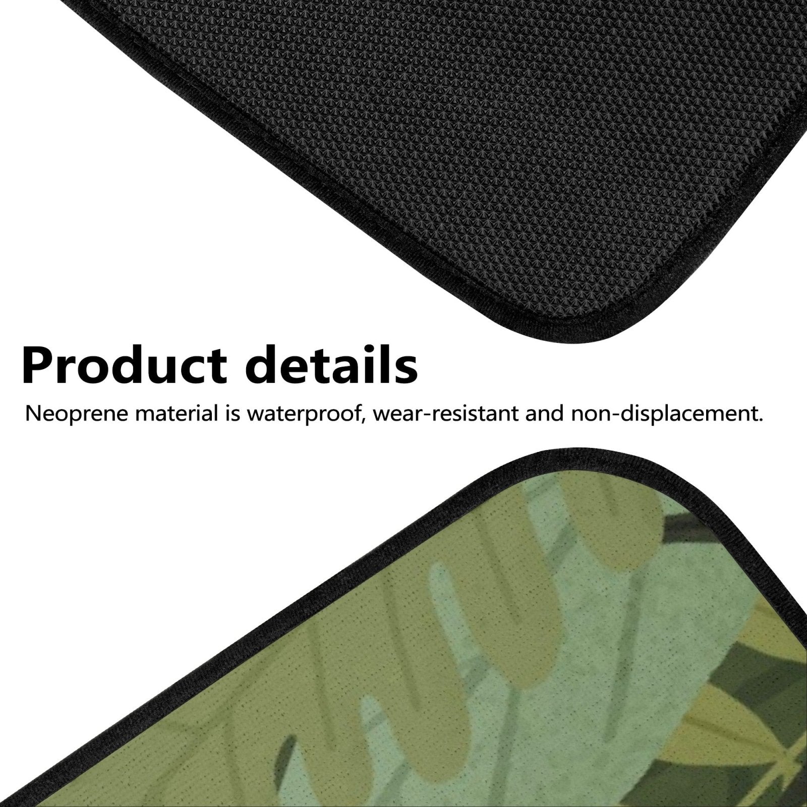 Plant Lovers green plant Back and Front Car Floor Mats - sense forest