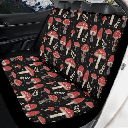 Red Amanita mushroom Car Seat Cover Set - sense forest