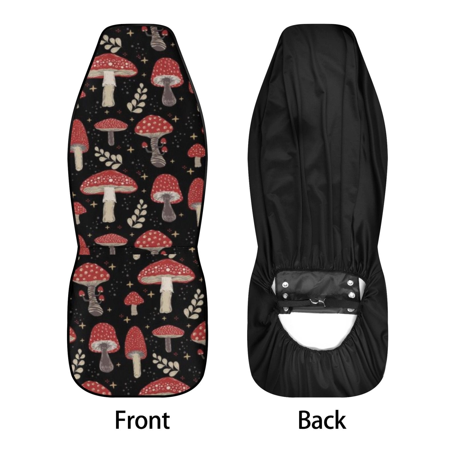 Red Amanita mushroom Car Seat Cover Set - sense forest