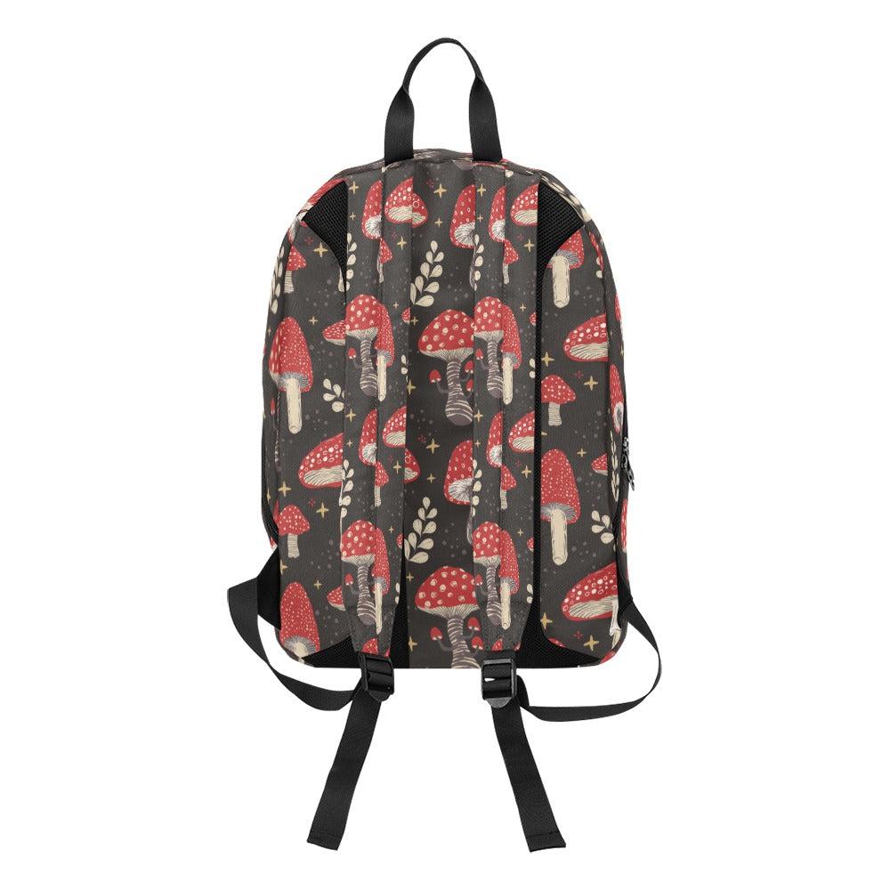 Red magic mushroom cottagecore Travel Backpack(Large Capacity) - sense forest