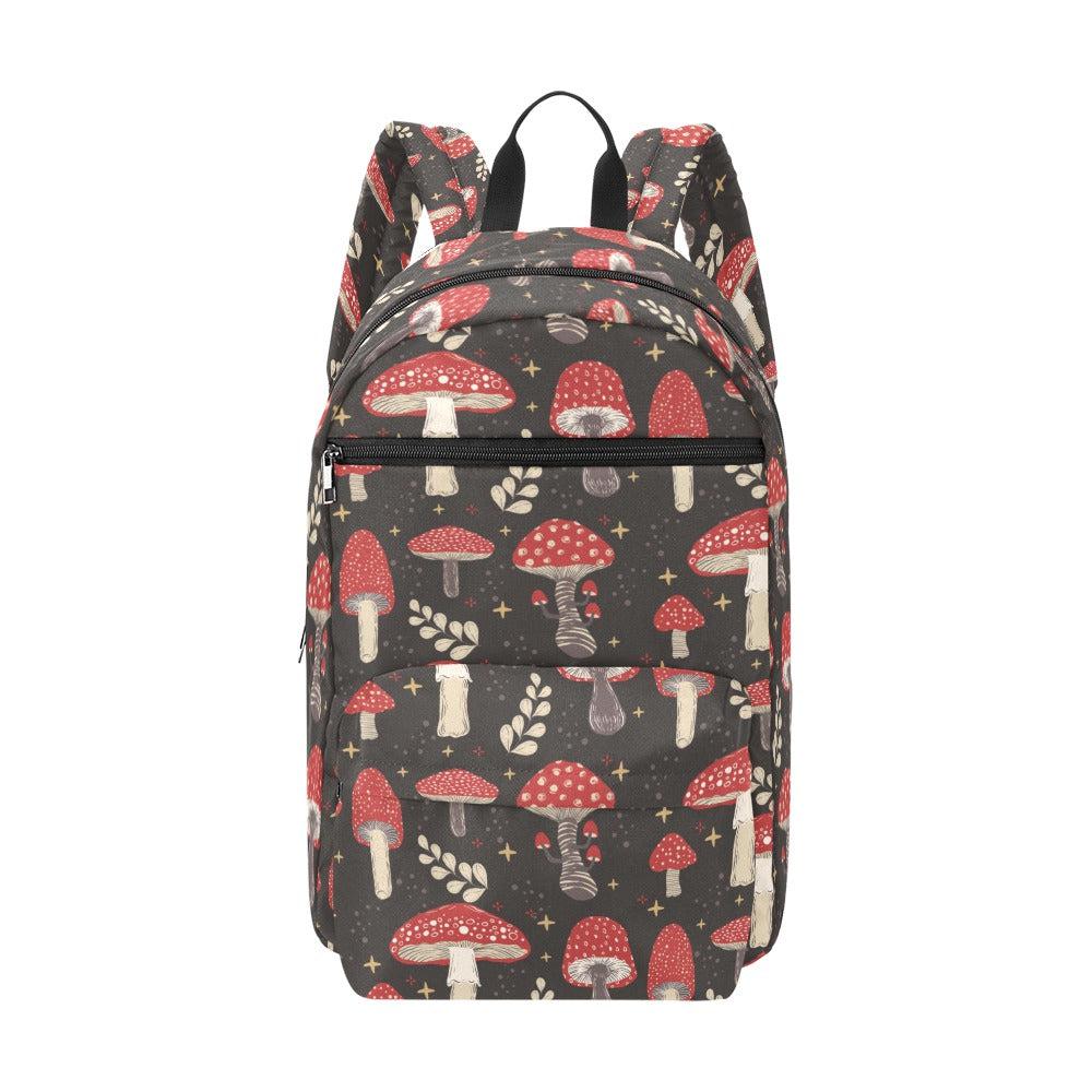 Red magic mushroom cottagecore Travel Backpack(Large Capacity) - sense forest