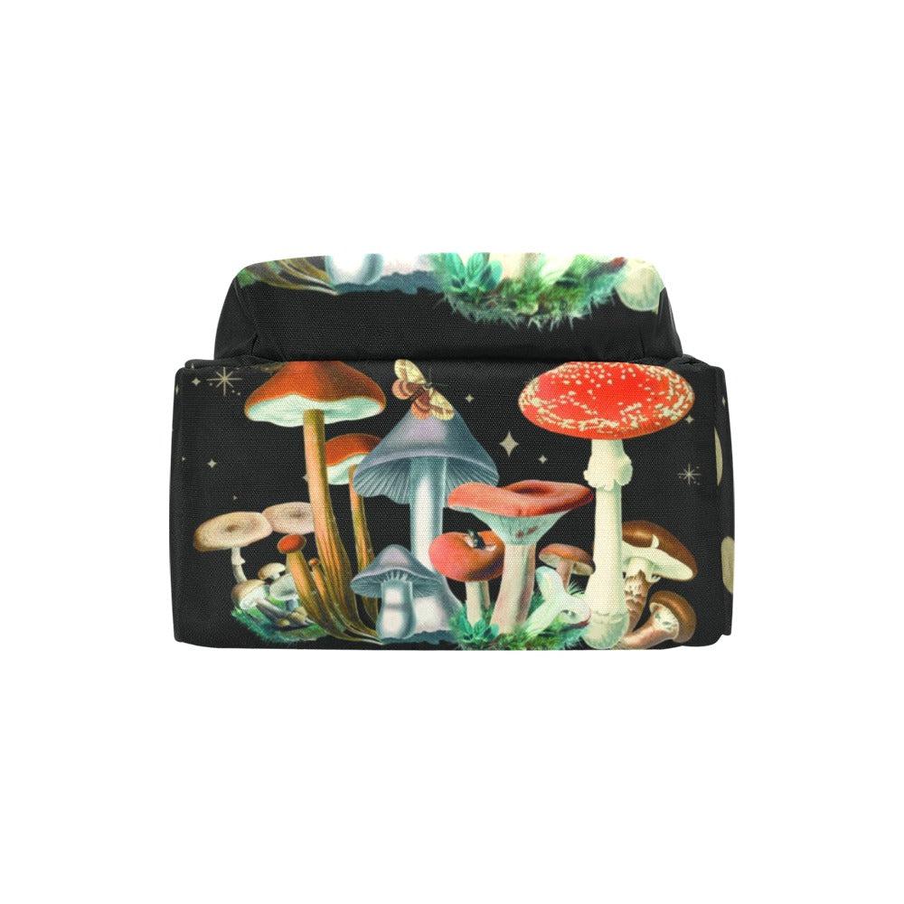 Red Magic mushroom Forest witch moon phase backpack - sense forest