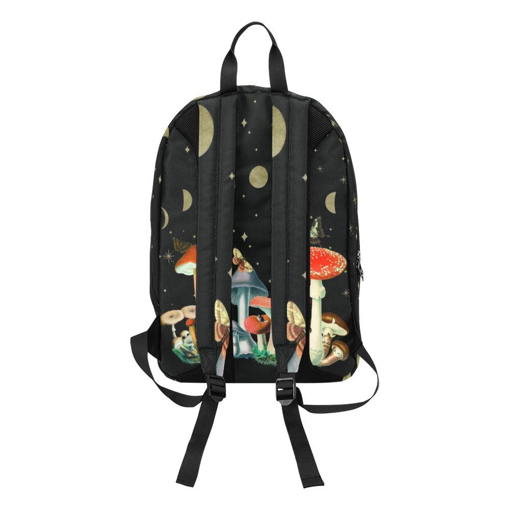Red Magic mushroom Forest witch moon phase backpack - sense forest