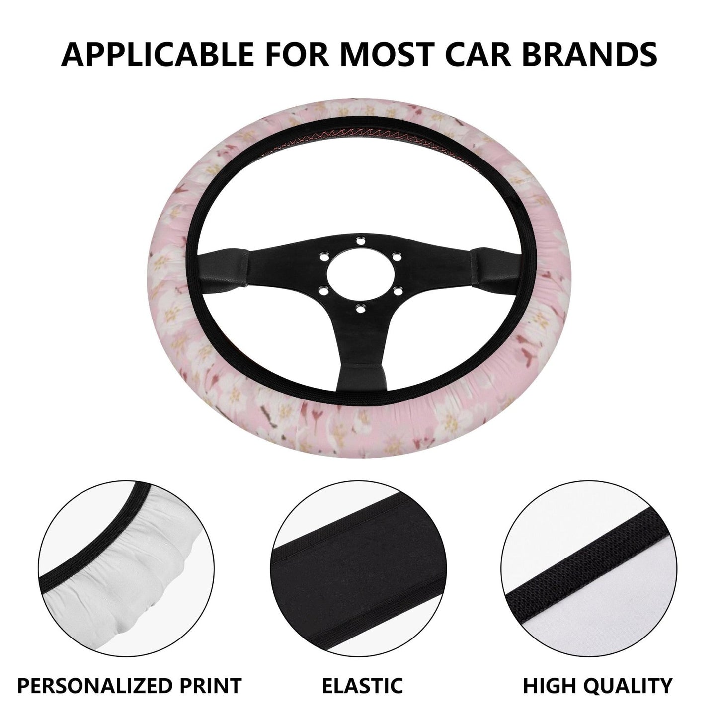 Sakura Car Steering Wheel Cover - sense forest