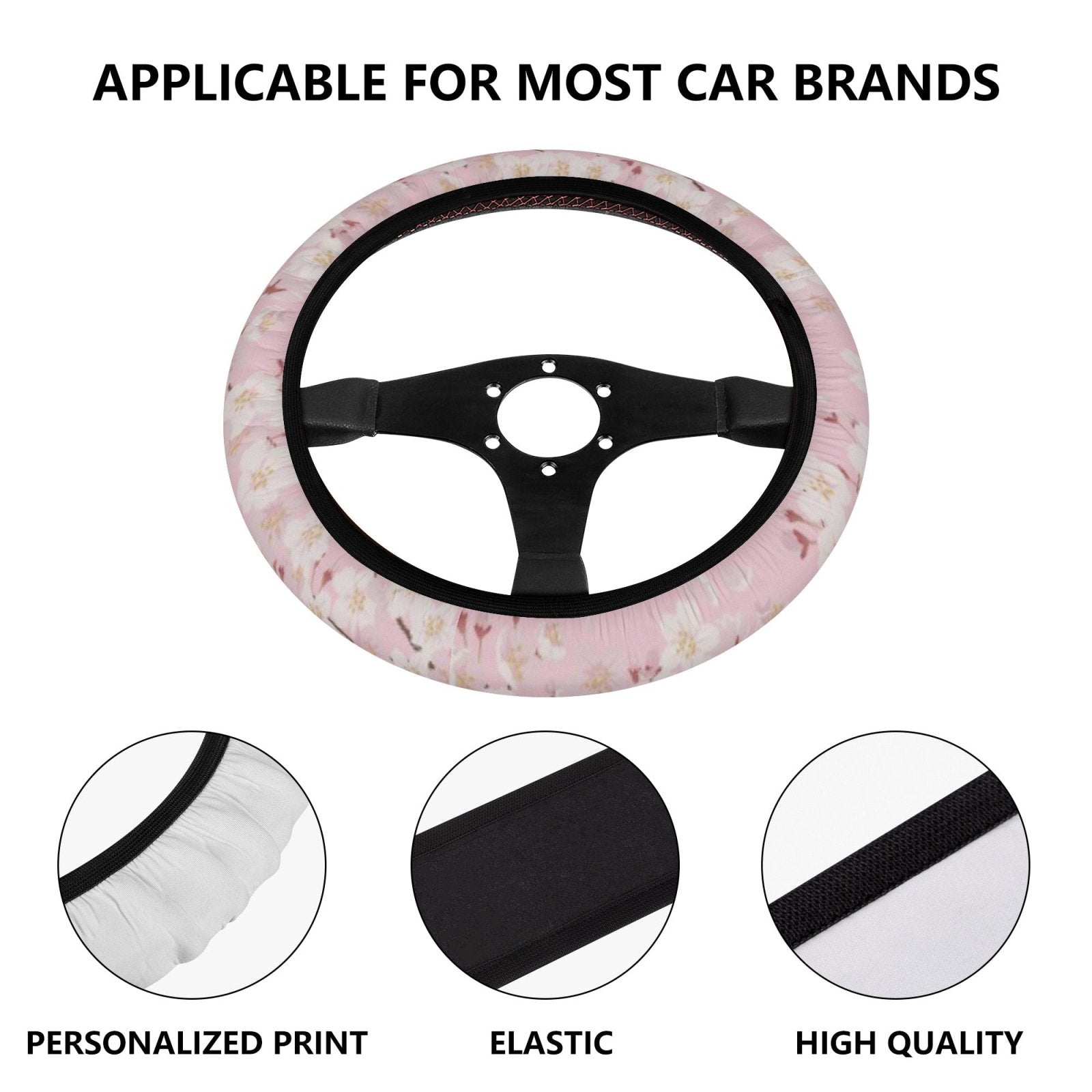Sakura Car Steering Wheel Cover - sense forest