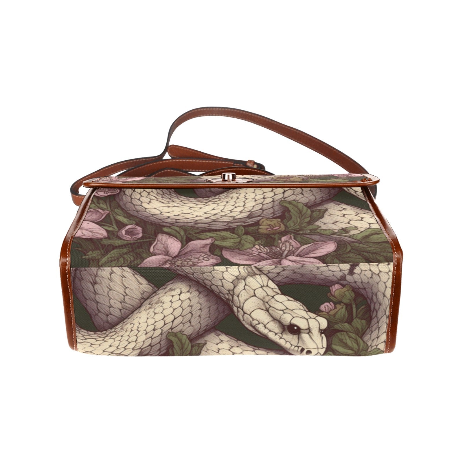 Serpent the old canvas satchel bag - sense forest