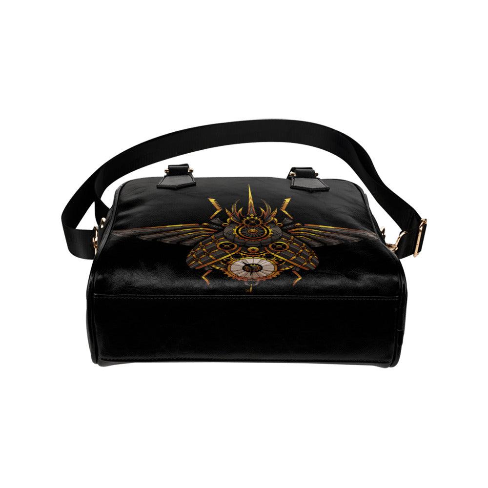 Steampunk beetle bowler bag Kawaii goth Shoulder Handbag - sense forest