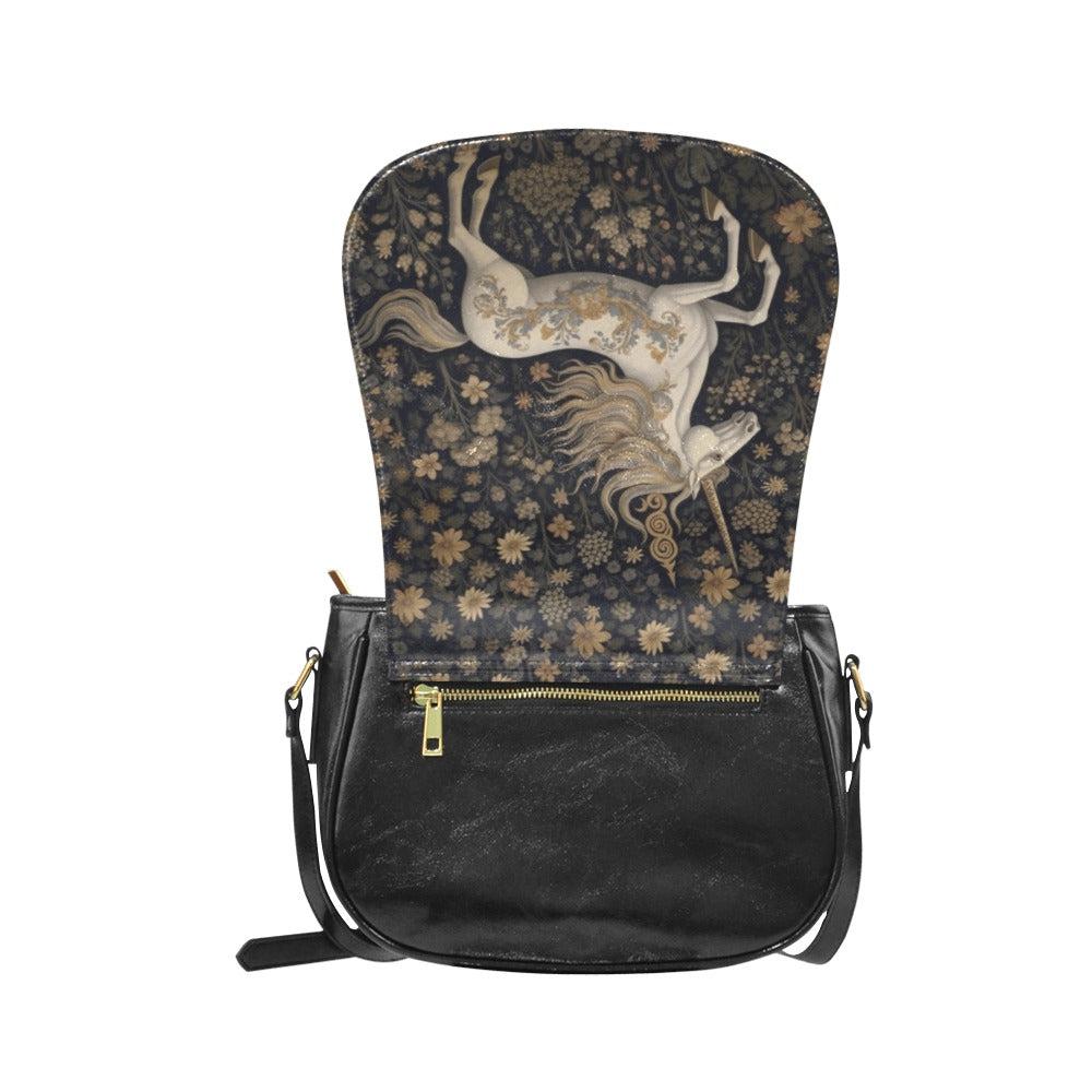 Wildflowers Unicorn Classic Saddle Bag | Sense Forest - sense forest