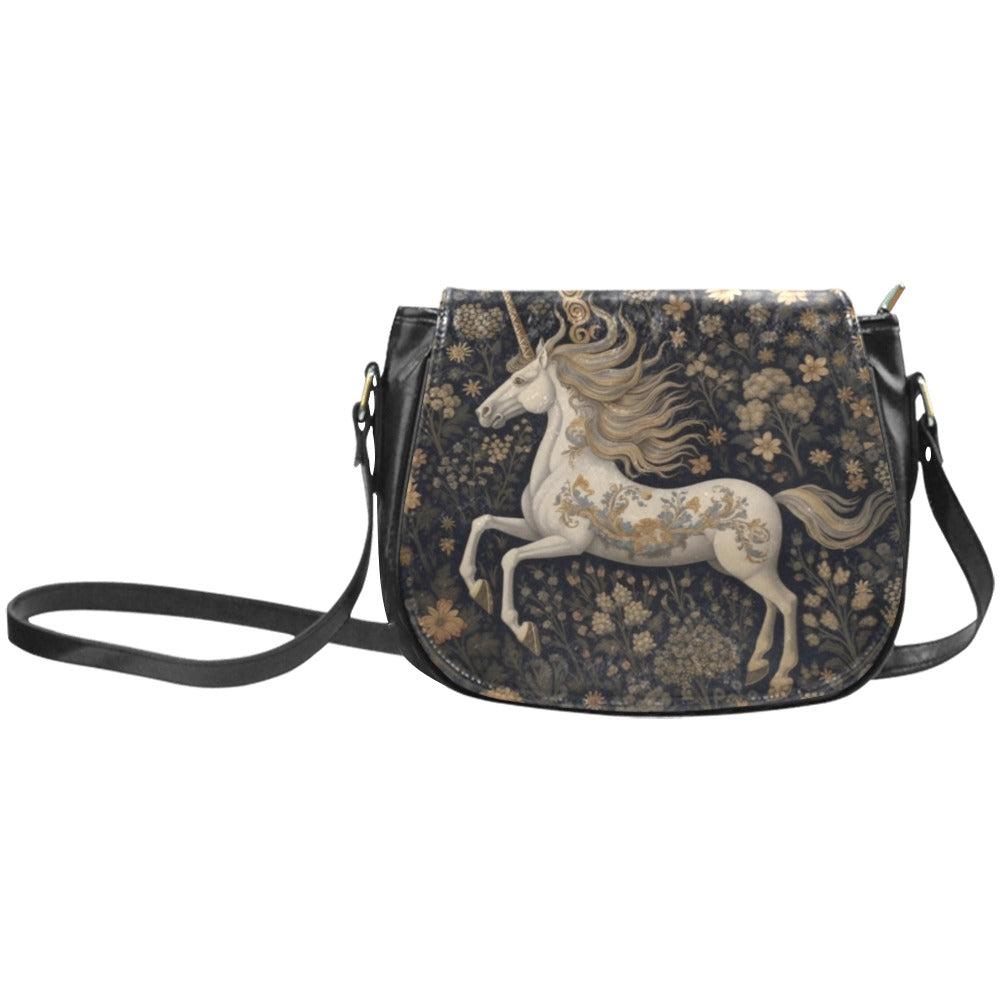 Wildflowers Unicorn Classic Saddle Bag | Sense Forest - sense forest