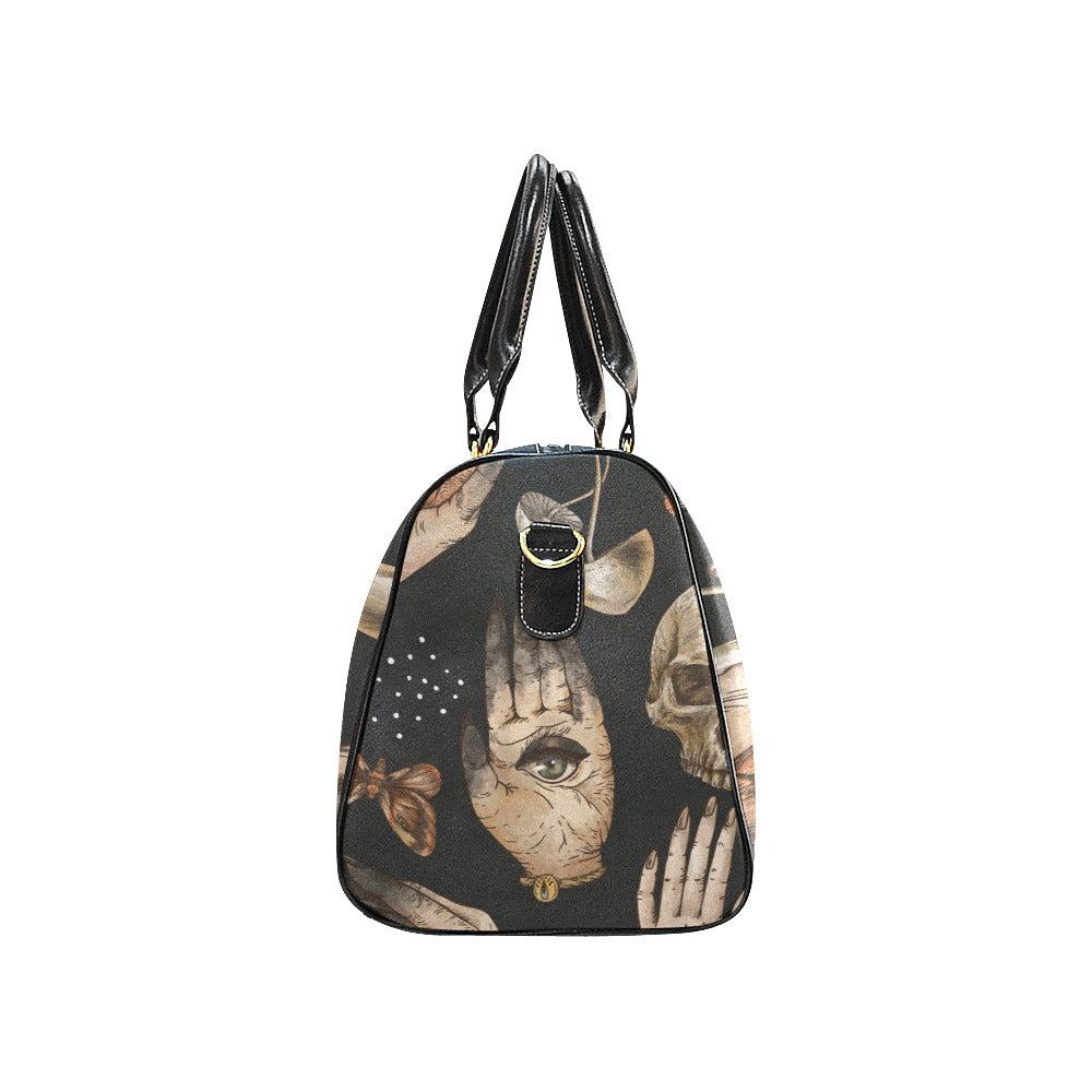 Witchcraft skull small fashion duffle Travel weekender Bag - sense forest