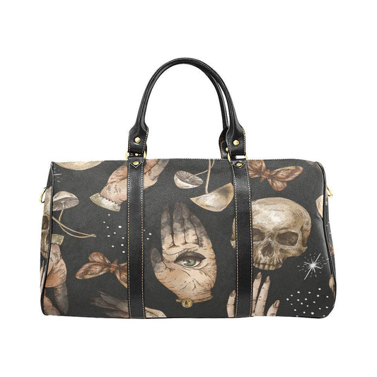Witchcraft skull small fashion duffle Travel weekender Bag - sense forest