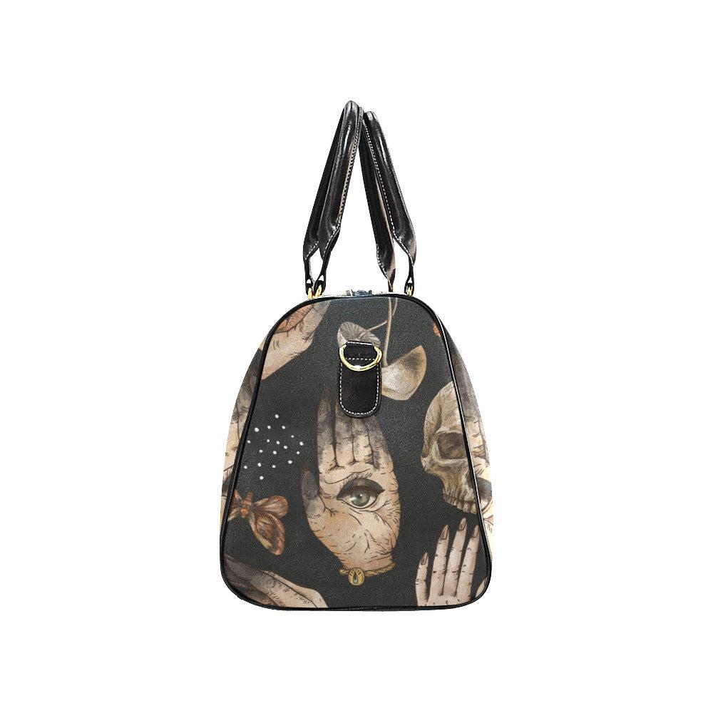 Witchcraft skull small fashion duffle Travel weekender Bag - sense forest