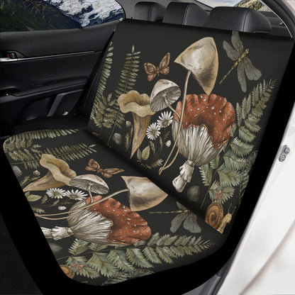 Woodland Mushroom Fern Snail Car Seat Cover Set - sense forest